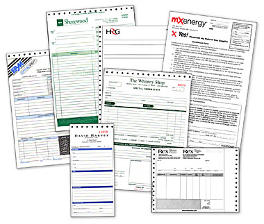 NCR Forms and Invoices
